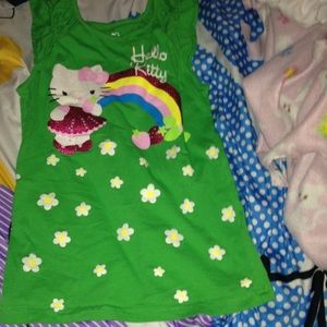 Hello Kitty St. Patrick's day shirt