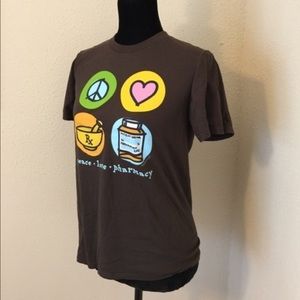Peace love pharmacy tee