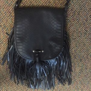Madden girl fringe cross body purse