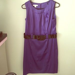 Purple dress from the Dressbarn.