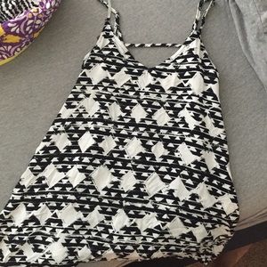 Aztec print tank top