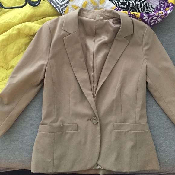 Nude blazer from Nordstrom