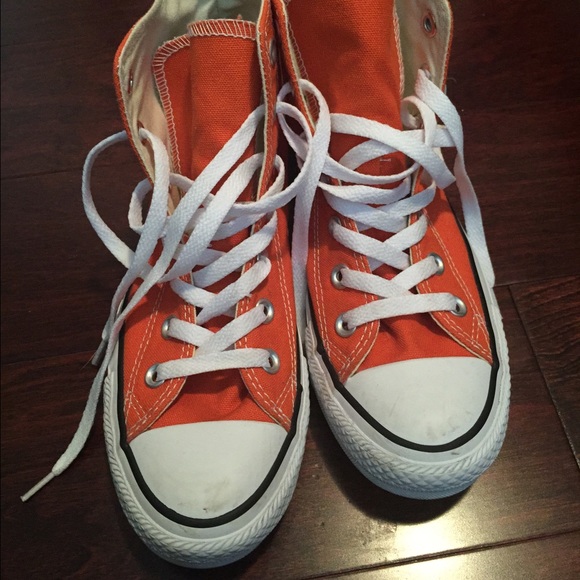 Orange Converse