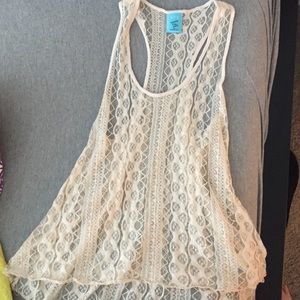 Lace tank top from Nordstrom