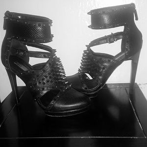 Spiked High Heel Shoes