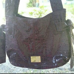 Nine west purple print bag