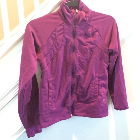 Nike Jackets & Blazers - Purple Nike track jacket