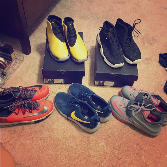 Kevin Durants, Jordan futures, Nike Roshe