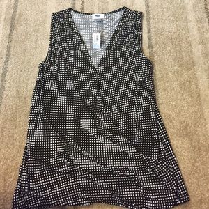 Wrap sleeveless top