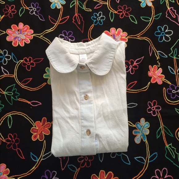 Collared Aa denim shirt