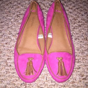 Hot Pink Loafers
