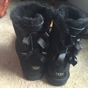 Black UGG boots
