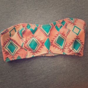 Aztec print bandeau