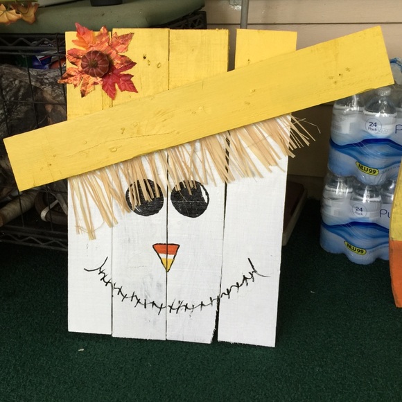 Handmade scarecrow decoration