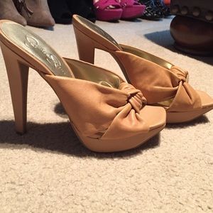 Jessica Simpson sexy nude sandal-BOGO