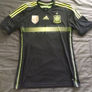 SPAIN WORLD CUP AWAY JERSEY 2014 SOCCER OFFICIAL