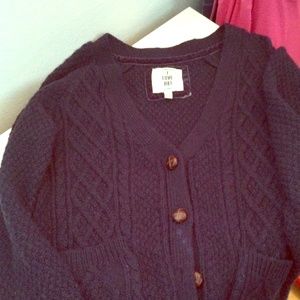 Chunky knit cardigan