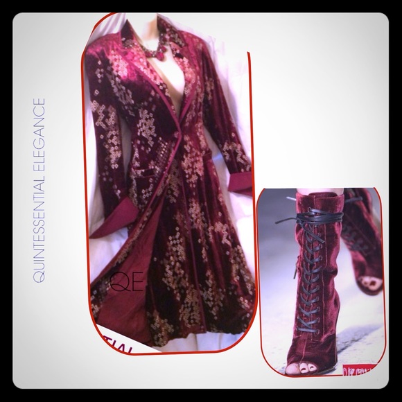 LOUIS FERAUD Velvet Skirt Suit🎉HP-Ttl Trendsetter