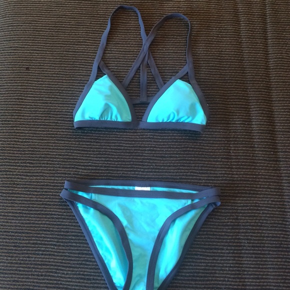 Blue bathing suit