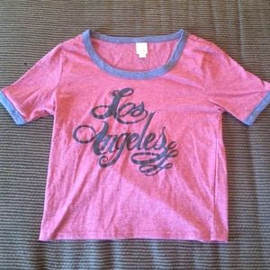 Los Angeles crop top