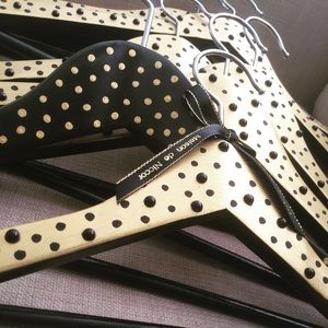 Custom hand painted wooden hangers