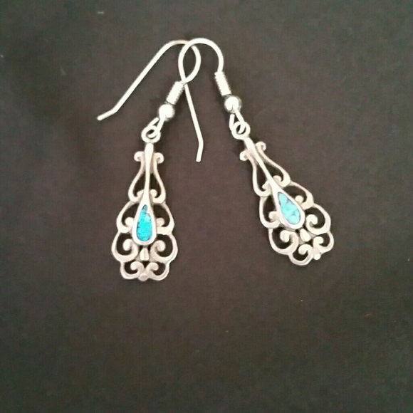 Sterling Silver Turquoise Earrings