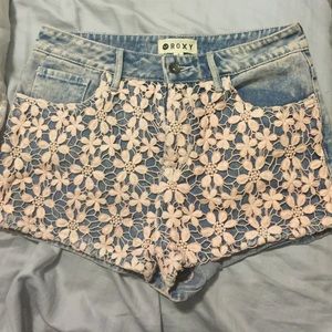 Roxy high waisted shorts