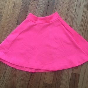 Hot pink flowy skirt