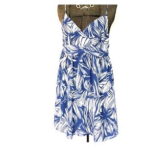 Adorable Blue and White Summer Beach Dress