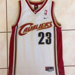 Lebron James Throw Back Jersey Youth Medium Nike