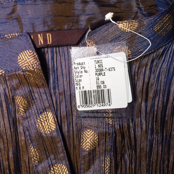 💥FLASH SALE💥 AND Purple Tunic Top - Picture 3 of 4