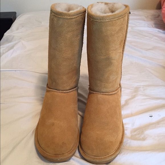 Tan Bearpaw boots