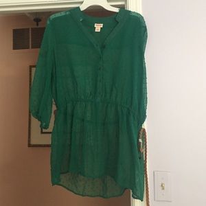 Mossimo sheer shirt.