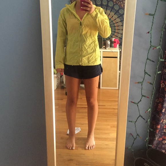 Columbia Yellow raincoat
