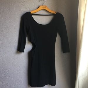 Black bebe dress