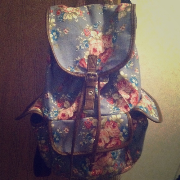 Floral backpack