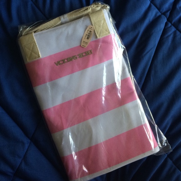 Victoria's Secret striped tote