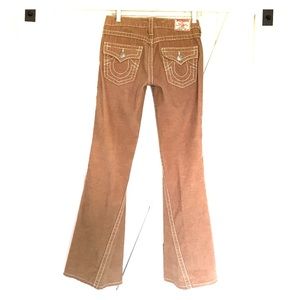 TRUE RELIGION sz 28 Joey Big T tan cords