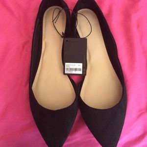 Black Forever 21 Flats, NWT, size 9