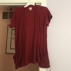 Mossimo short sleeved cardigan.