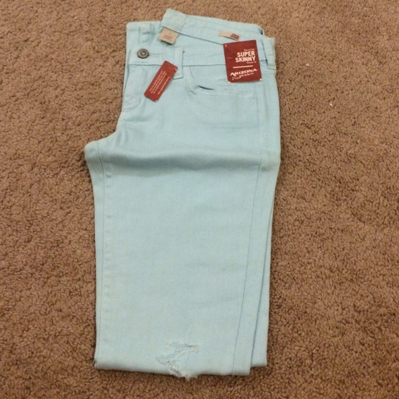 Light blue super skinny jeans