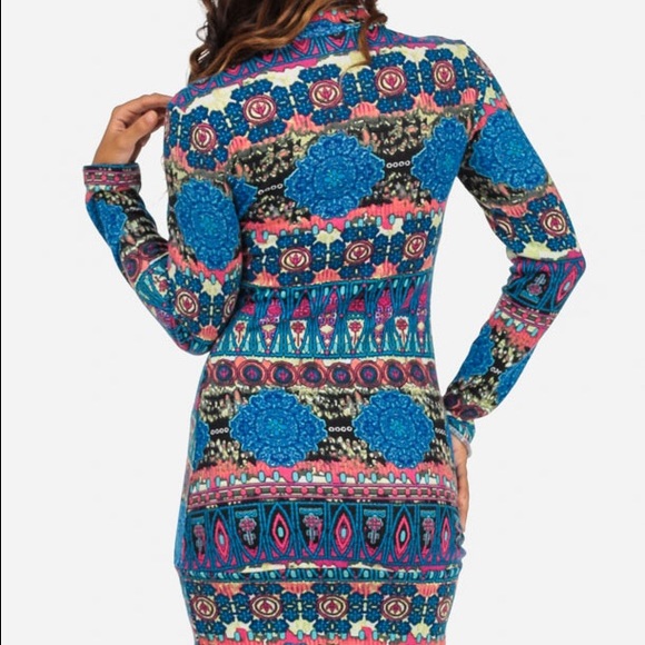 Geo print dress - Picture 4 of 4