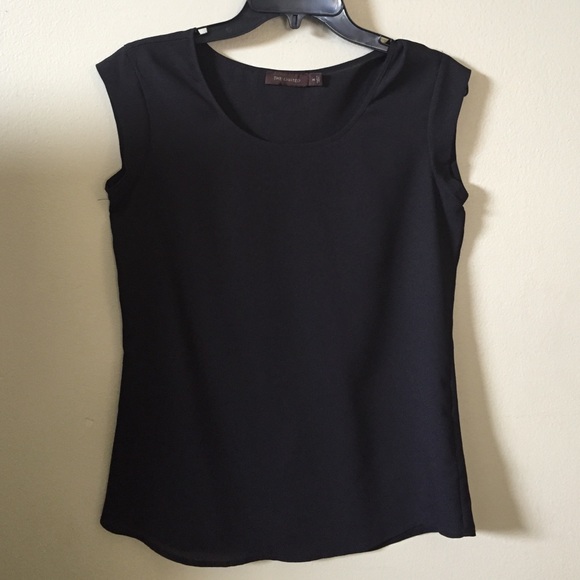 Silky cap sleeve blouse