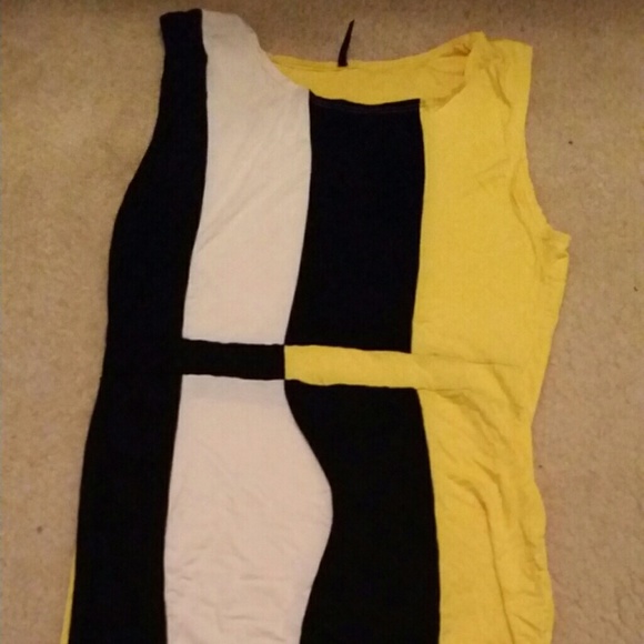 Black and yellow dress (Never worn )