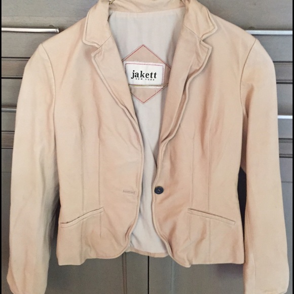 Jakett leather jacket