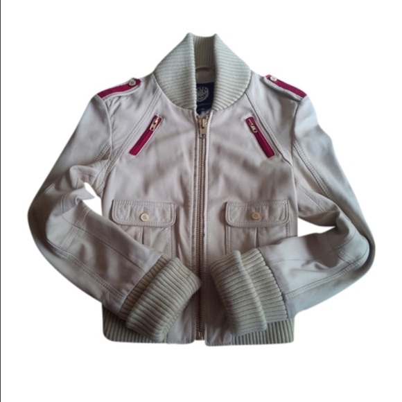 Rock & Republic leather Moto jacket