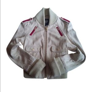 Rock & Republic leather Moto jacket