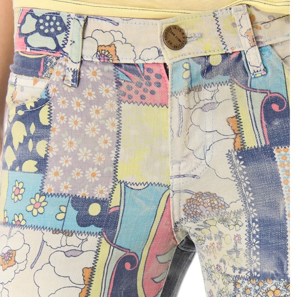 🎉Host Pick 🥳5/20🎉Current/Elliot patchwork jeans - Picture 4 of 8