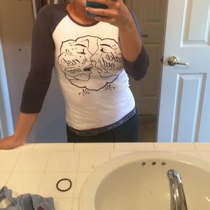 Rare "make out, not war" shirt