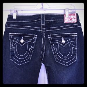 TRUE RELIGION sz 27 Disco Billy T jeans str8 leg